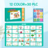 [Gift box] 12-color printing table +30 picture cards