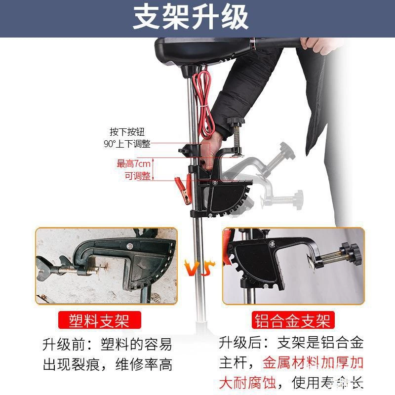 Electric marine brushless engine, eraser, 12v