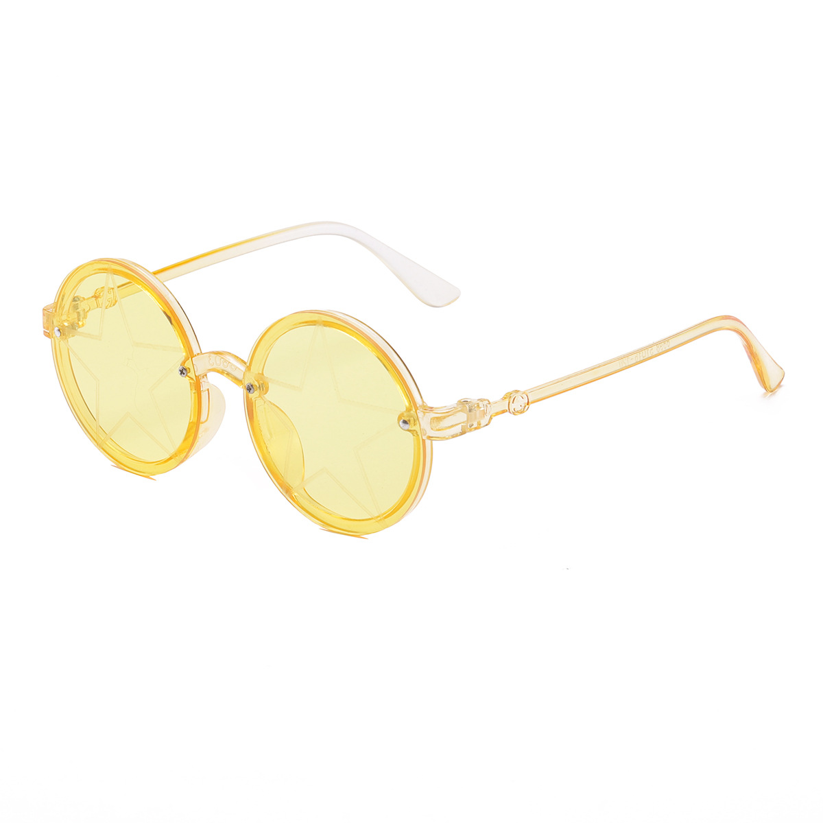 Película amarilla de marco amarillo (estrella de cinco puntas)