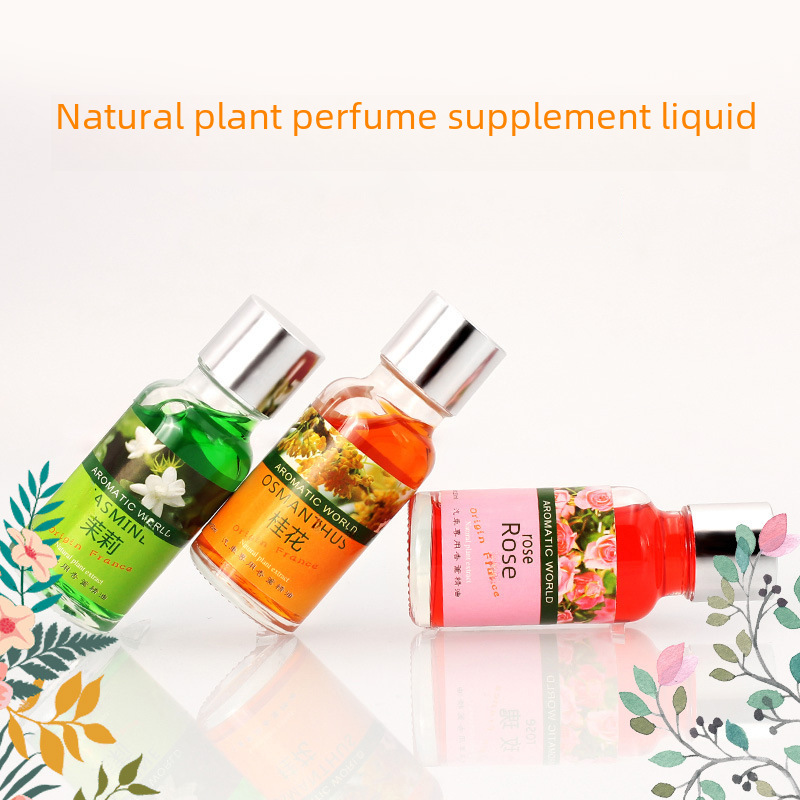 Automotive air freshener liquid, natural plant aromatherapy essential oil, car air freshener ornament refill 10ml