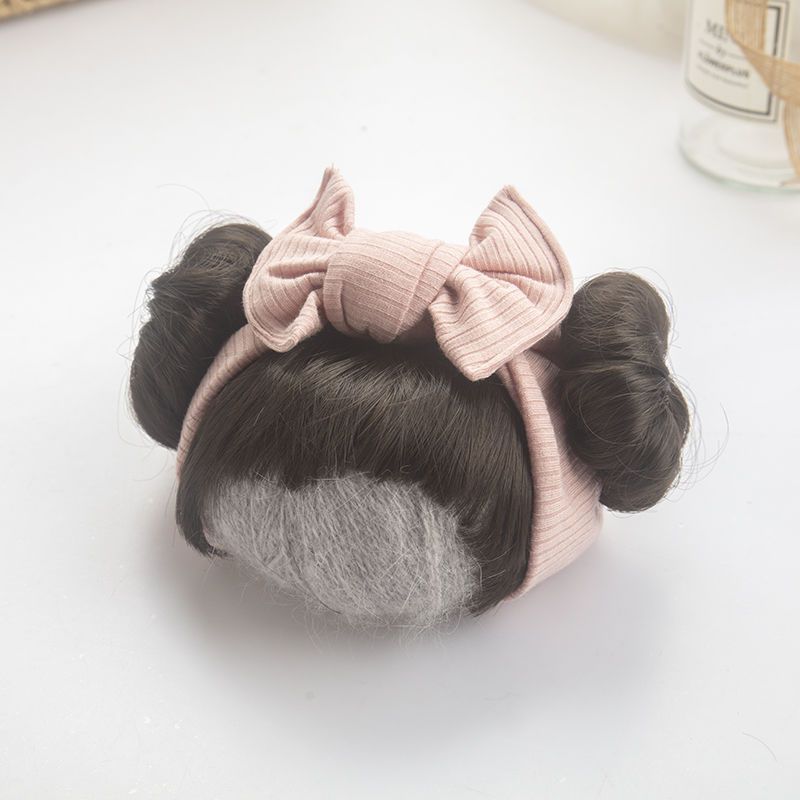 로터스 핑크 봄 여름 가발 머리띠