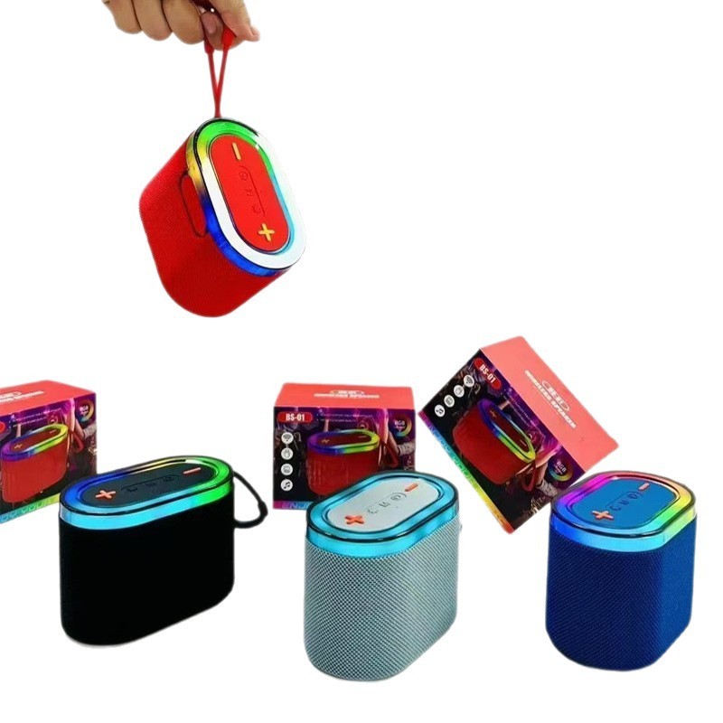新しい Bluetooth スピーカー重低音屋外大音量高品質ホーム雰囲気ライトデスクトップミニスピーカー|undefined