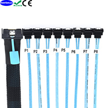 MCIO PCIE SAS SFF-8654 8I�D8X SATA 7Pĸ90��Ӳ�P�D�Q��