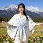 大理云南手工扎染披肩