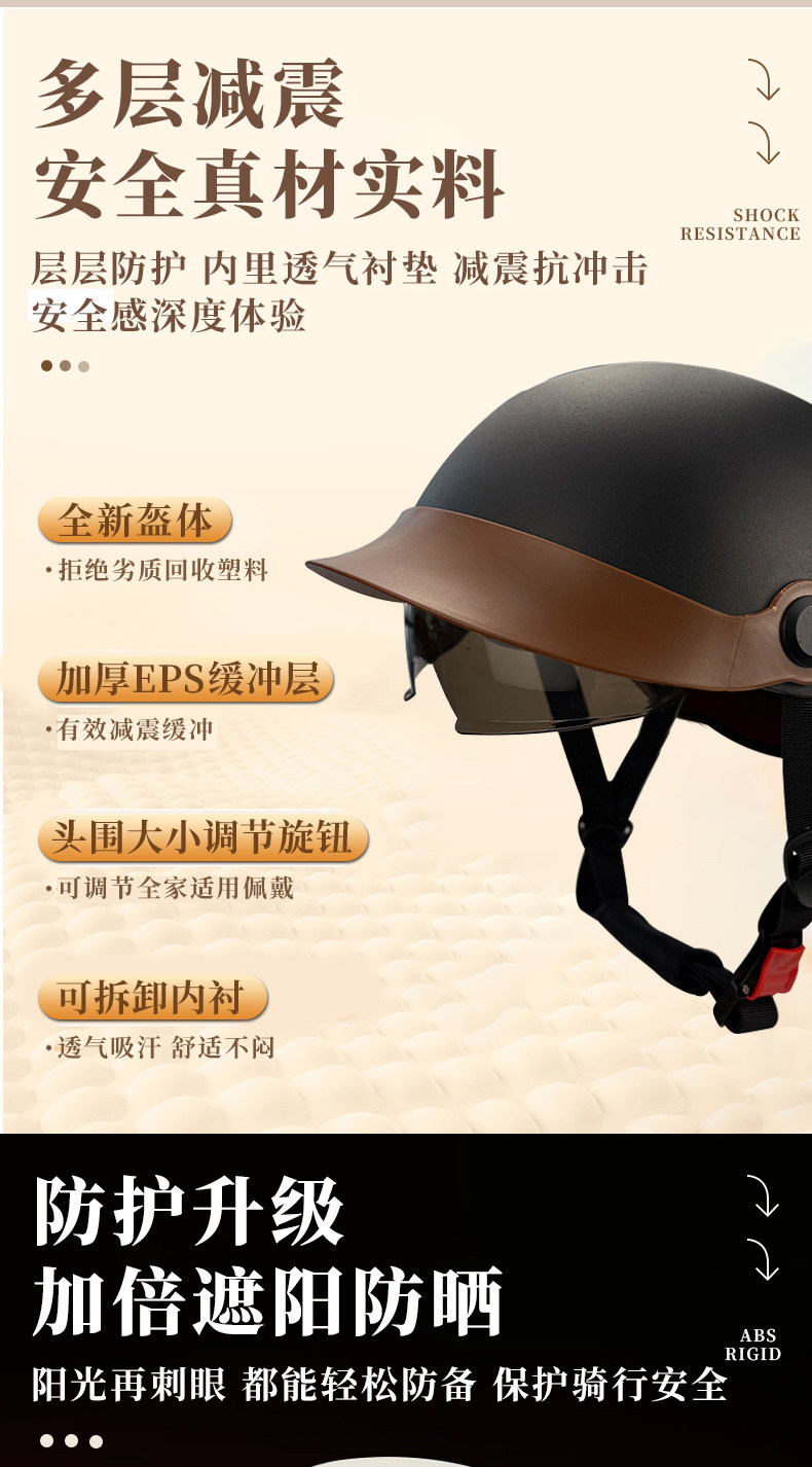 New National Standard 3C Certified Electric Motorcycle Helmet for Men and Women, Suitable for Summer Use, Does Not Put Pressure on the Head, Universal for All Seasons, Safety Helmet