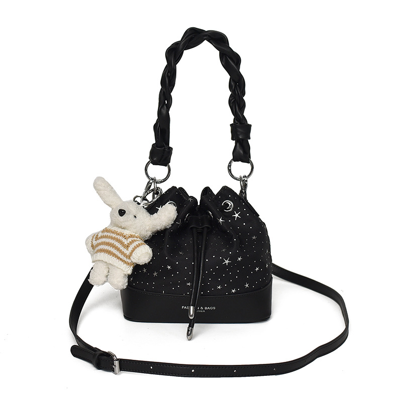 Bolsa de balde de estilo coreano, bolso de hombro para mujeres, bolso de mano de alto nivel, nueva moda extranjera, bolso de correa de transporte a cuadros.
