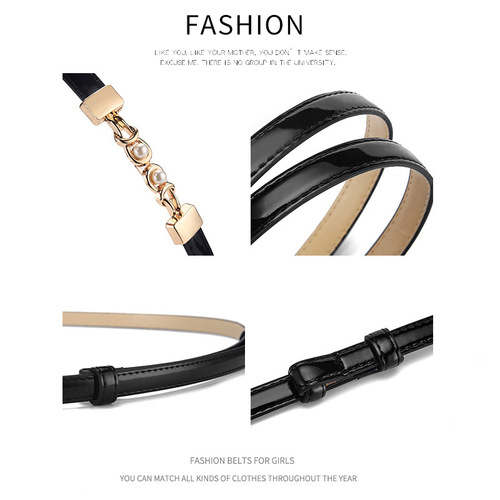 New Style Versatile Women's Fine Waist Belt Fashion Decorative Suit Coat Belt for Skirts and Sweaters Summer Waist Cincher Belt Chain