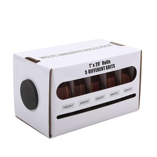 Four-Pull, Five-Pull, Six-Pull Sanding Belt Box, Pull-Out Emery Cloth Roll, Hand-Tearable Dry Grinding Metal Glass Woodworking Sandpaper