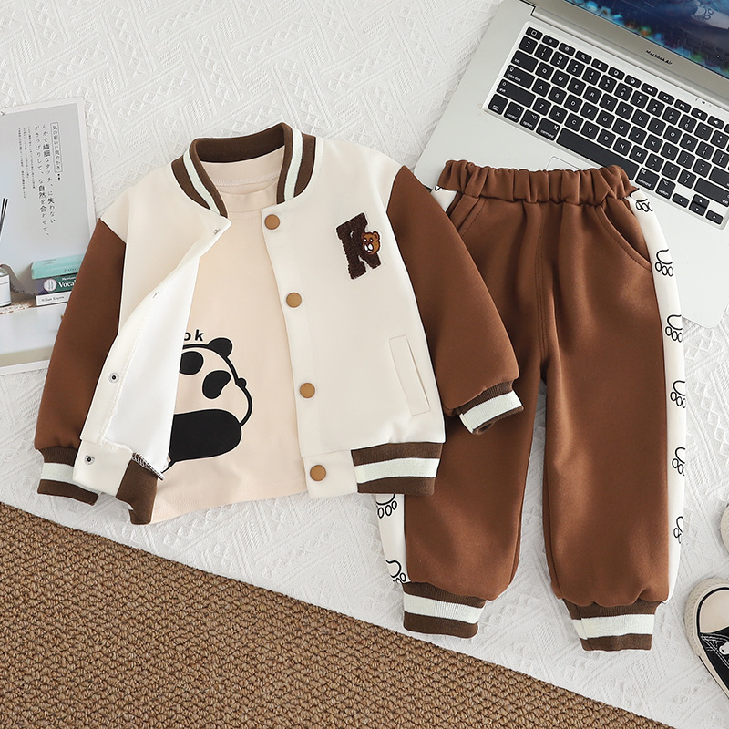 Children's Boys' Clothes Spring Suit, Stylish Casual Baseball Uniform Jacket, 0-5 Years Old Boy Baby, Spring & Fall