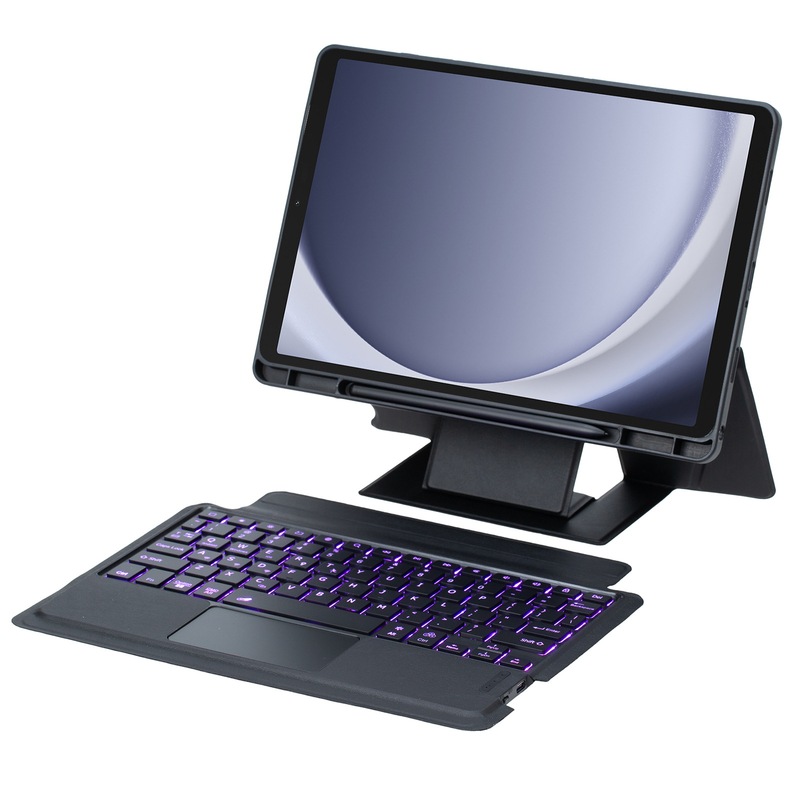 Suitable for Samsung Tab A11Plus Floating Stand Magic Keyboard S10Fe+S9 Split Touch Backlight Keyboard