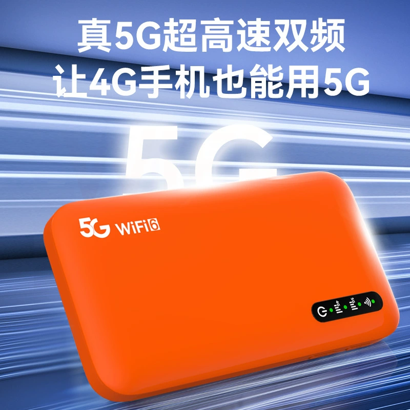 Портативный 5G Wi‑Fi 2024 новый беспроводной маршрутизатор 5G высокоскоростной сигнал мобильный Wi‑Fi6, безлимитный трафик без SIM-карты