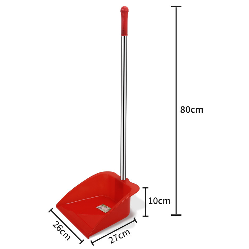 Fuente postal rojo basura pala Cubo de plástico grande Cubo de ceniza fábrica directa recogedor de plástico bulldozer al por mayor