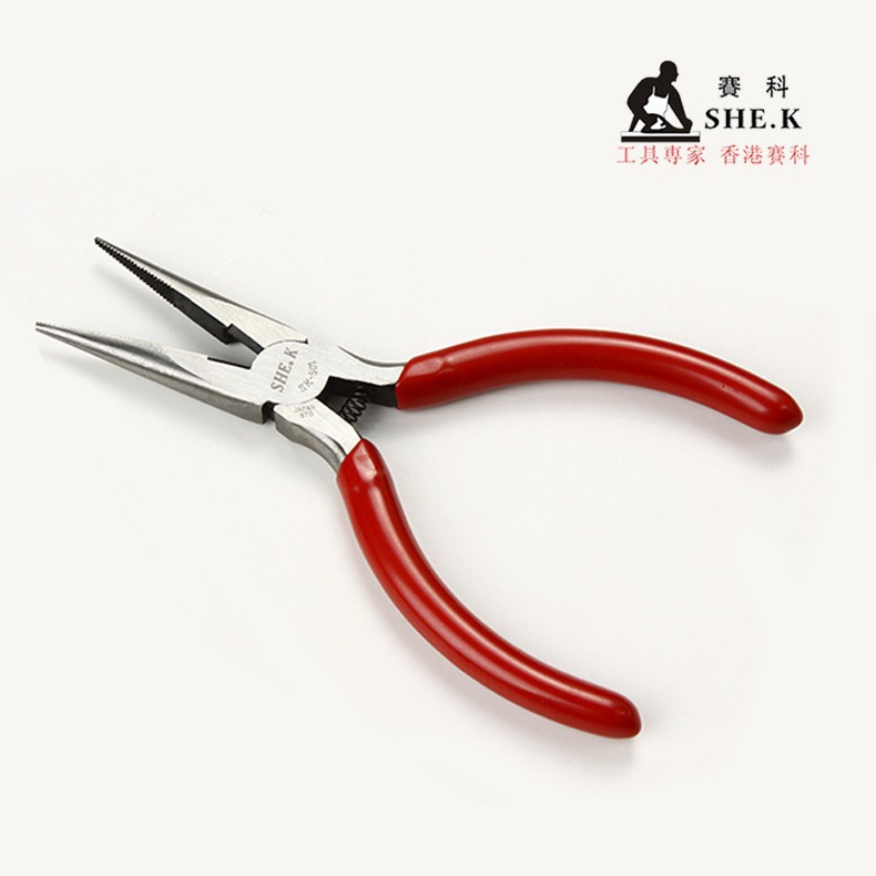 赛科 5寸125mm尖嘴钳 小尖口迷你钳 尖头电子钳 厂家直销