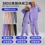 加厚男女秋冬美式卫裤