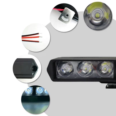 spotlight, 12V high-power bulb, waterproof, Motorcycle headlights, headlights