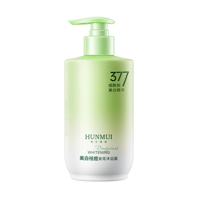 Han Lun Meiyu 377 美白とニキビ防止シャワージェルディープクレンジング背中ニキビ除去長期的な香り美白シャワージェル|undefined