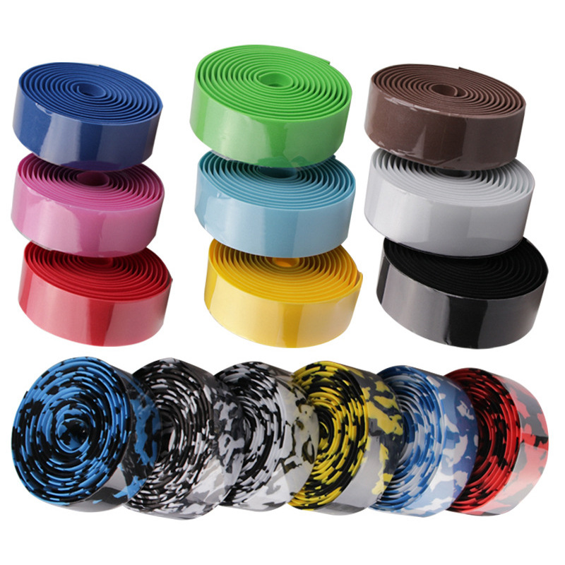 Road Car Curved Handle Winding Belt Bicycle Strap Breathable Non-slip Camouflage Handle Belt Sponge Shock-absorbing Camouflage Handle Belt