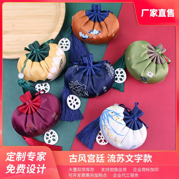 Новый фестиваль лодок-драконов Саше пустая сумка Ping счастливая сумка с небольшим кулоном антикварная сумка лотоса прямые продажи с фабрики