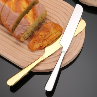 Cross-border Amazon stainless steel cake knife toast slice bread knife western dessert scraper baking tools wholesale