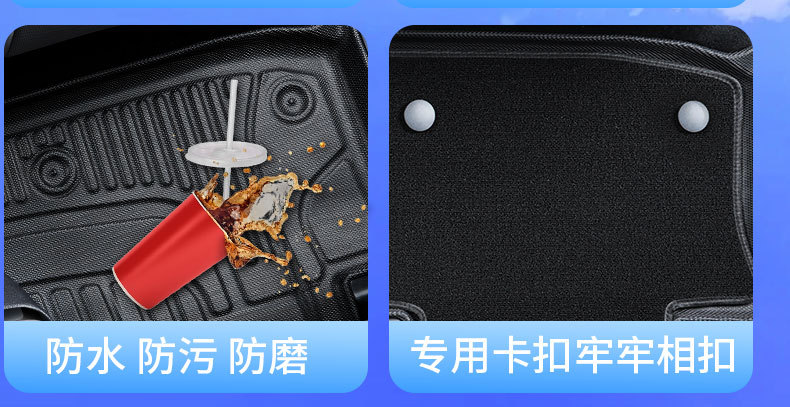 Suitable for Song Plus Car Floor Mats, 25 Byd Car Trunk Mats, Special Car-Specific Tpe Floor Mats