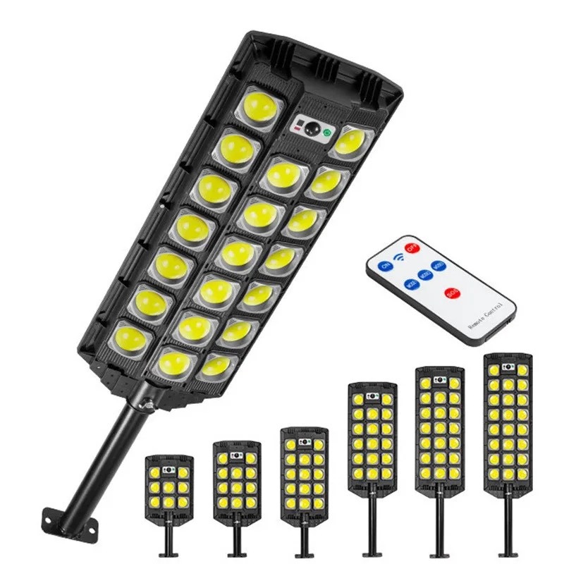 跨境户外太阳能路灯人体感应庭院灯遥控款LED壁灯防水花园露台灯