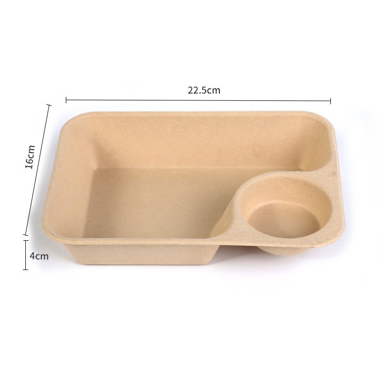 Caja de almuerzo de comida ligera caja de almuerzo para llevar caja de embalaje con salsa taza dumpling caja de fruta caja de ensalada de pulpa desechable