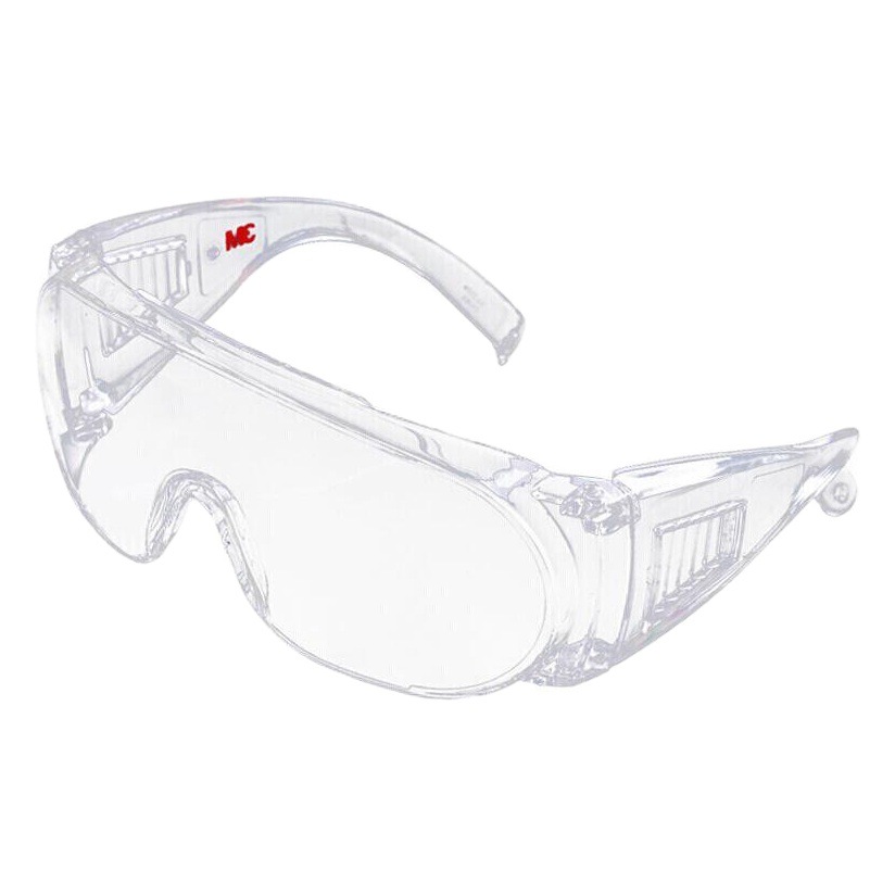 3M1611HC visitantes gafas lente plana a prueba de UV anti-arañazos ala lateral de ventilación anti-Splash anti-polvo