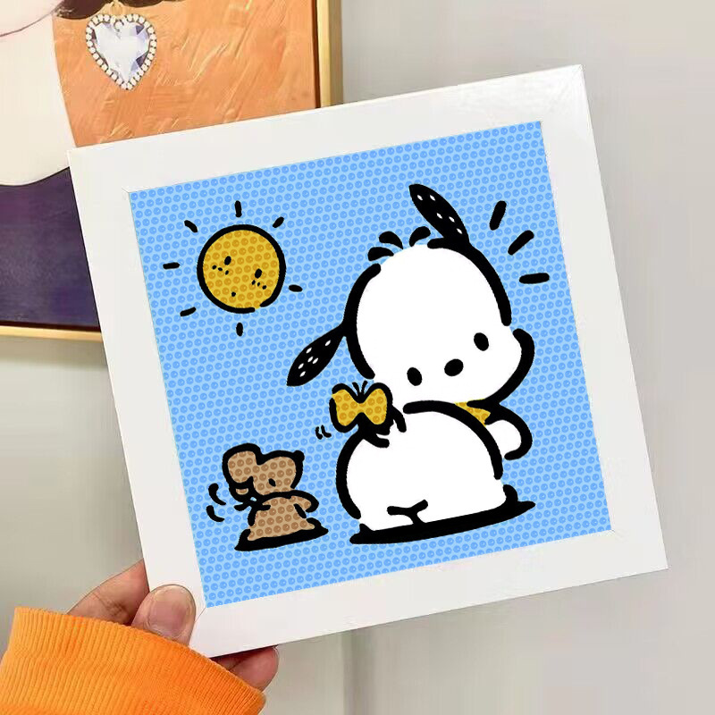 Nuevo dibujo de diamante infantil de labu diy pegatinas de diamante con marcos de fotos hechas a mano diy puzzle pegatinas de mampostería image 87