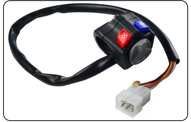 Off-Road Motorcycle Modification Parts Original Switch Suitable for Ktm High/Low Beam Switch Ignition and Shutdown Button