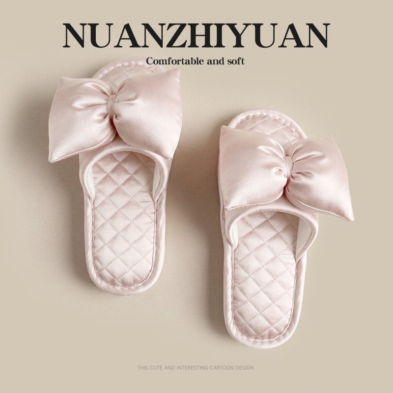 New Style Sweet Bow-Knot Slippers for Women, Lightweight and Soft Summer Home Slippers, Non-Slip Slip-Ons for Outdoor Wear, Wholesale New Style Sweet Bow-Knot Slippers for Women, Lightweight and Soft Summer Home Slippers, Non-Slip Slip-Ons for Outdoor Wear, Wholesale