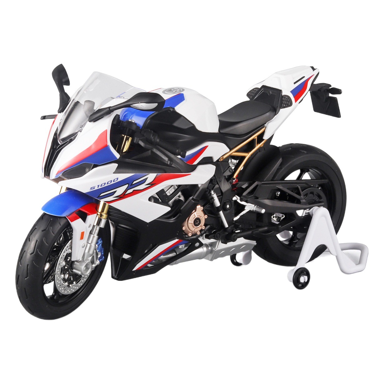 Modelo de Motocicleta de Aleación BaoMa S1000 1:9, Adorno Coleccionable Moderno y de Moda, Primera Motocicleta de Otoño