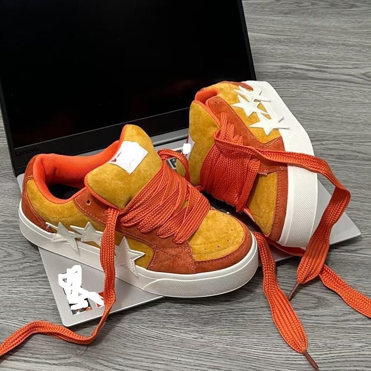 American lujo ligero retro callejera skate zapatos de mujer primavera nuevo estilo anti-sucio ocio pan estrella zapatos de mujer