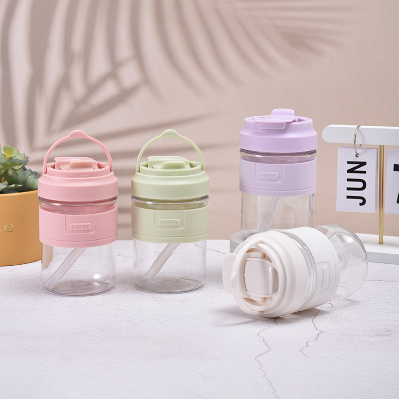 Summer High-Appearance Dual-Use Plastic Water Simple Straw For Top Quality Girls, Portable Outdoor Cup, Car Coffee Cup_voghion.com