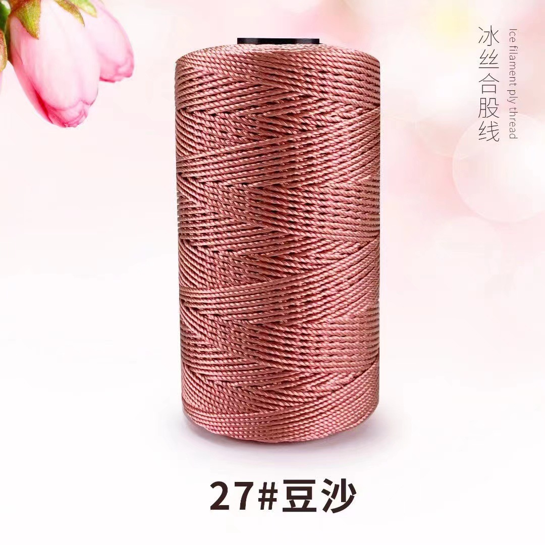 Hilo para Crochet de 3 Hebras de Nylon para Tejido a Mano