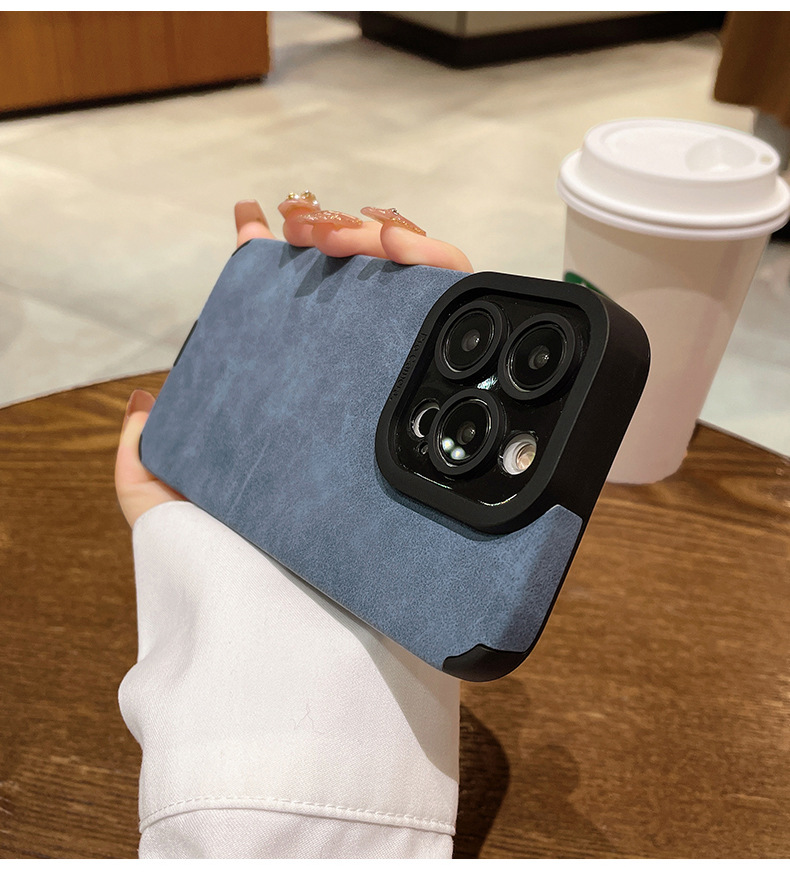 Eye suede-single shell-dark blue