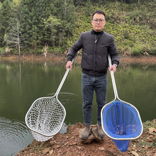 渔具抄网不锈钢捞鱼网一体打鱼网超硬鱼捞海鲜赶海工具网抄捞子