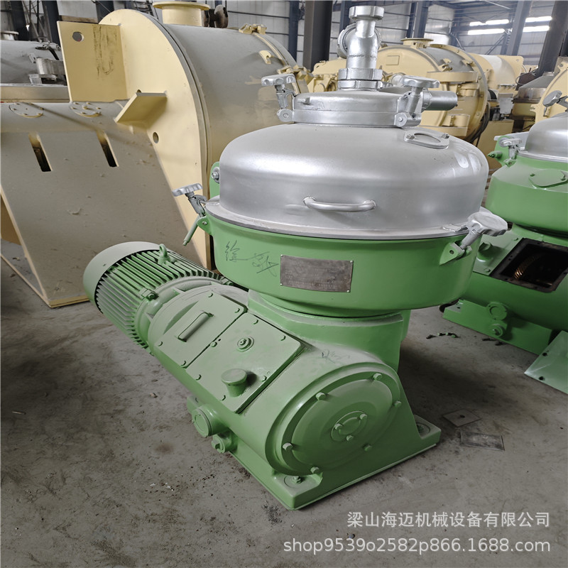 二手碟片离心机全自动碟片式固液离心机器油脂澄清净化脱脂设备