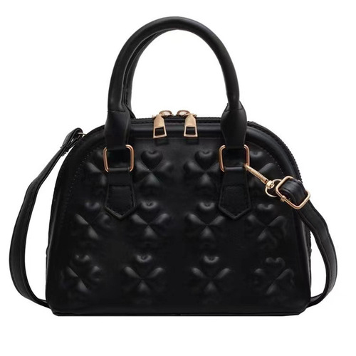 Shell bag 2024 new ins new fashion women's bag shoulder bag hand carry soft leather large capacity crossbody bag