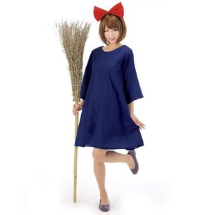 Kiki cs Miyazaki Little Witch Kiki cospla Women's Dress