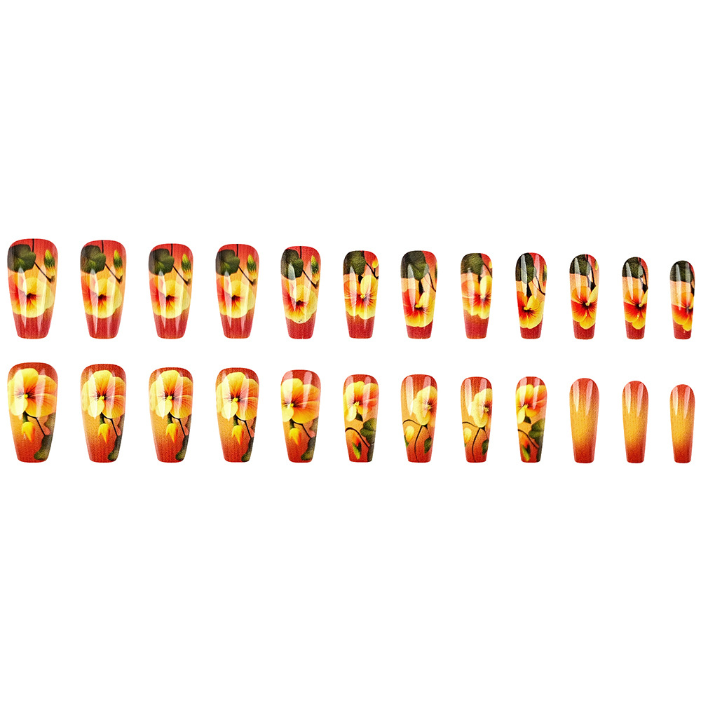 Promoción de tiempo limitado transfronteriza parches de uñas simples chicas calientes parches de uñas falsas al por mayor comercio exterior desgaste parches de uñas image 6