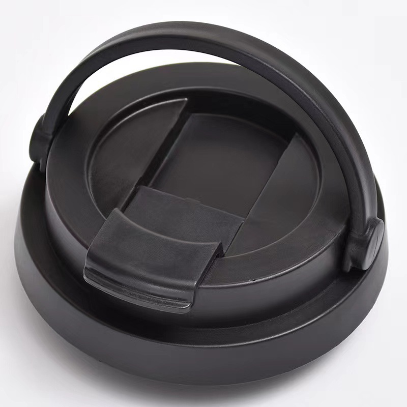 Sudamericano caliente 304 taza de café manija del coche Flip botón Taza de regalo Taza simple taza de café taza de vacío de acero inoxidable