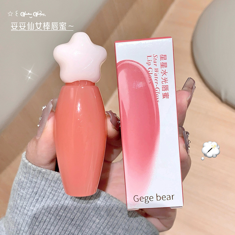 Nuevo producto Gege Bear Star Water Lip Honey Humectant no es fácil de tocar tazas de estudiantes de fiesta pura quiere lápiz labial coreano