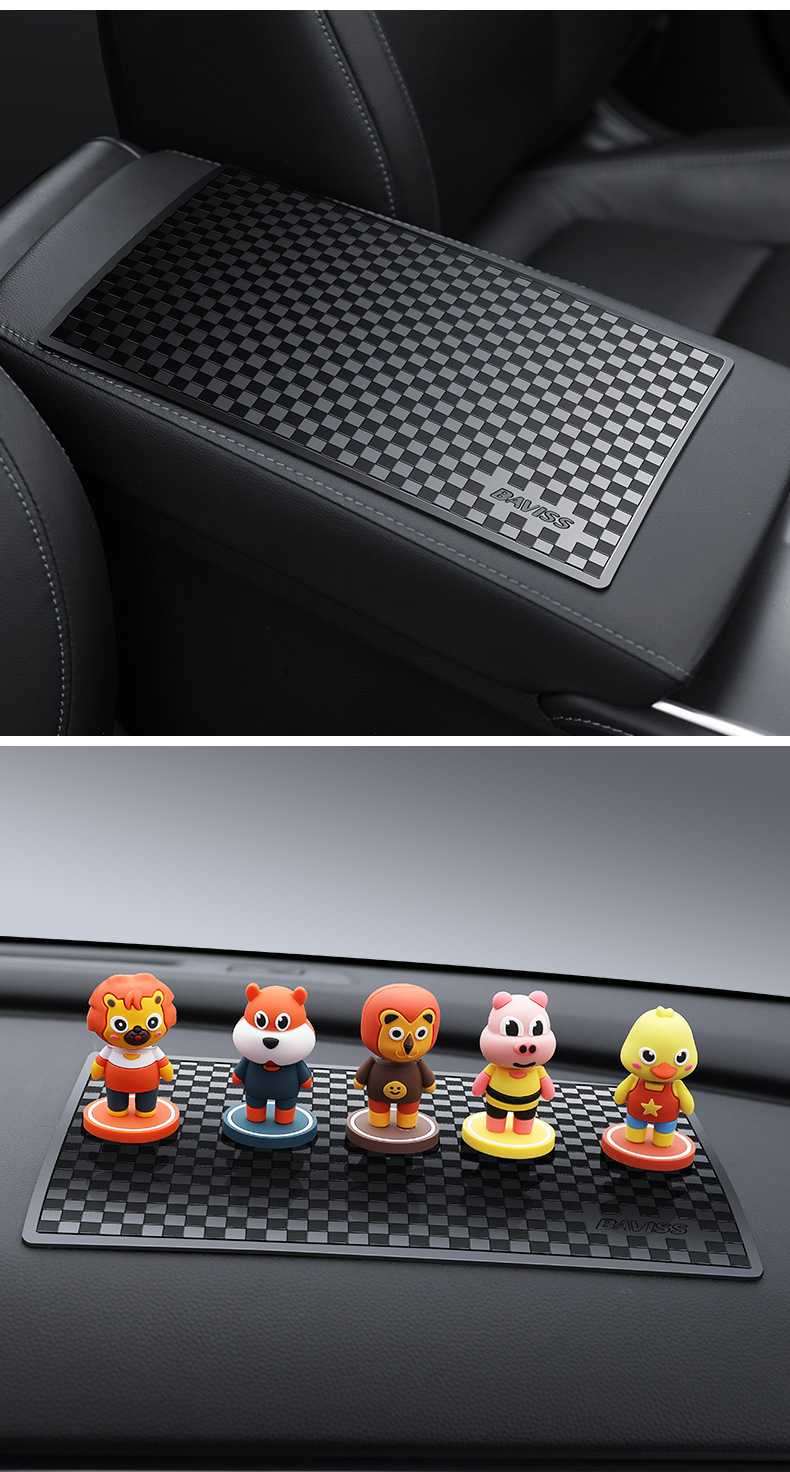 Bevis car instrument panel PU anti-slip pad car interior high temperature resistant PVC storage anti-slip pad sample customization