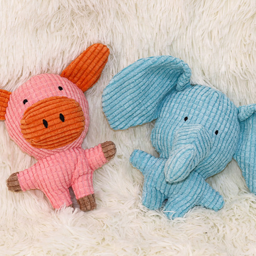 Pet plush toys to grind teeth and relieve boredom, Pomeranian Teddy pet toys, bite-resistant and sound-making manufacturers, wholesale dog toys