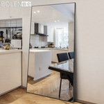 BOLEN全身镜穿衣镜落地镜卧室家用服装店壁挂支架挂墙ins风大镜子