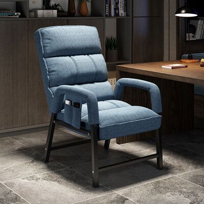 Computer chair household comfortable Sedentary chair Foldable dormitory Noon break deck chair chair Sofa chairs dorm Lazy man