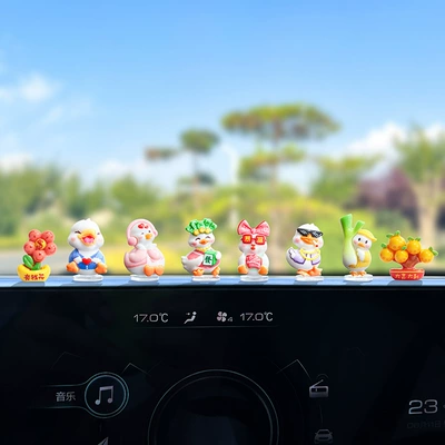 Car ornaments, Creative Rich Duck Cute - multiple-options-available-see-details-page-6-cute-and-rich-ducks-money-to-spend-lucky-potted-plants-free-traceless-stickers