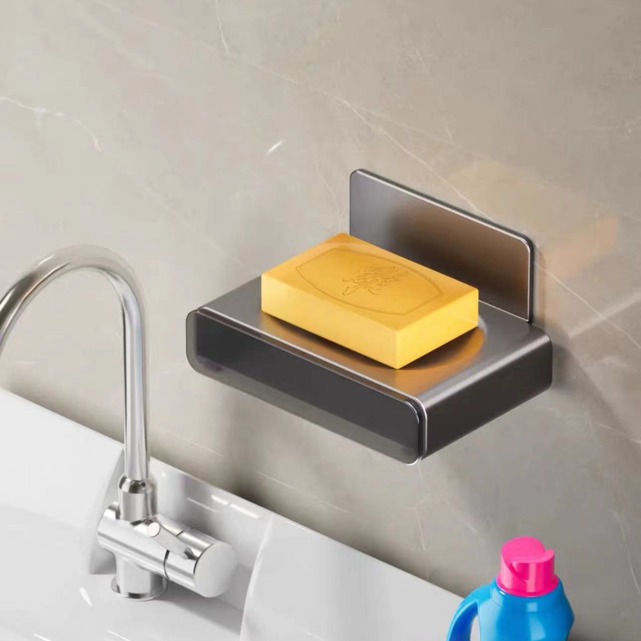 Rack de almacenamiento rack jabonera rack de almacenamiento de baño ponche libre