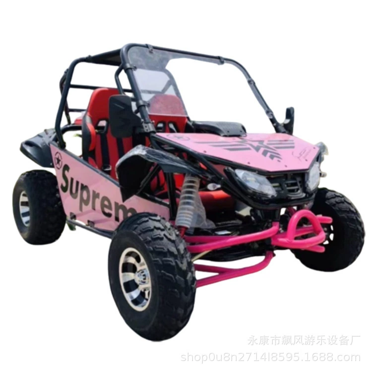 Полноприводная версия топлива UTV четыре колеса стальная труба внедорожное ATV 200cc на открытом воздухе аренда место двойная карта