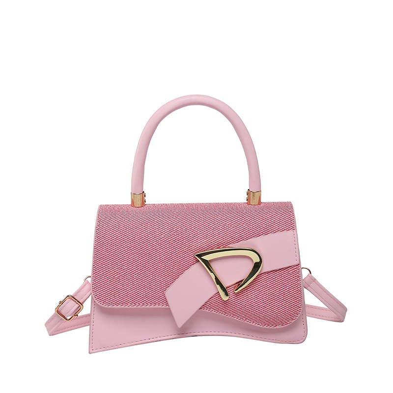 Moda y lujo ligero 2025 nuevo estilo estilo occidental estilo coreano popular retro casual color sólido bolso pequeño de mensajero de un solo hombro